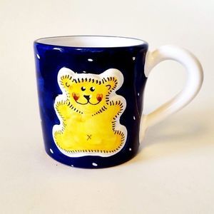 Deruta Italy Pottery Mug - Starbucks Teddy Bear
